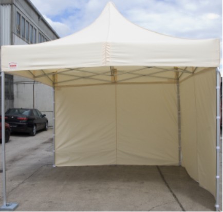 Express-Profi Pavillon - Faltzelt 3,0x3,0m - Abgebildetes Zubehr : Seitenwnde 3,0x2,0m in PVC B1 300g/qm