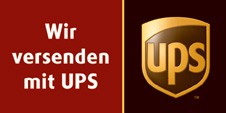 Wir versenden mit UPS